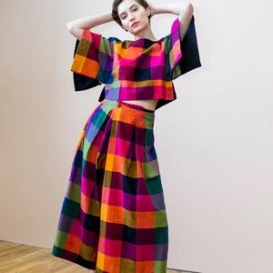 RUJUTA SHETH FRIDA PANTS | MULTI CHEX